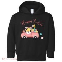 Happy Easter Gnome Truck Holiday Toddler Hoodie thumb 0