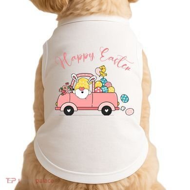 Happy Easter Gnome Truck Holiday Doggie Tank