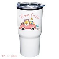 Happy Easter Gnome Truck Holiday Tumbler thumb 0