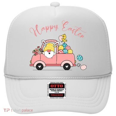Happy Easter Gnome Truck Holiday Hat