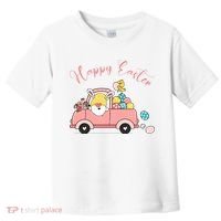 Happy Easter Gnome Truck Holiday Toddler T-Shirt thumb 0