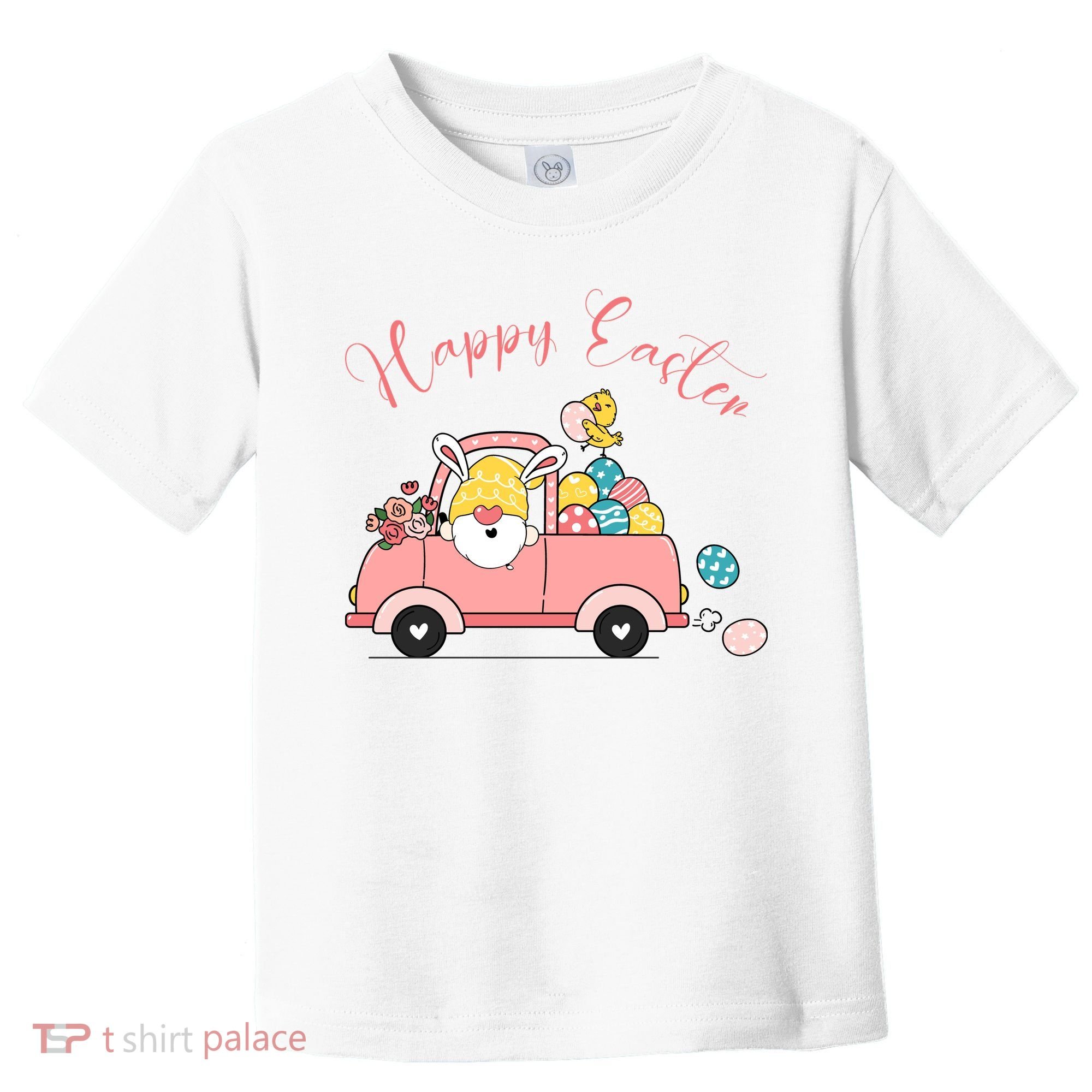 Happy Easter Gnome Truck Holiday Toddler T-Shirt
