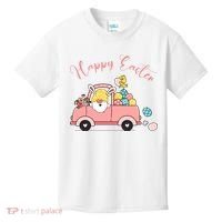Happy Easter Gnome Truck Holiday Kids T-Shirt thumb 0