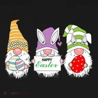 Happy Easter Gnome Doggie Tank thumb 4