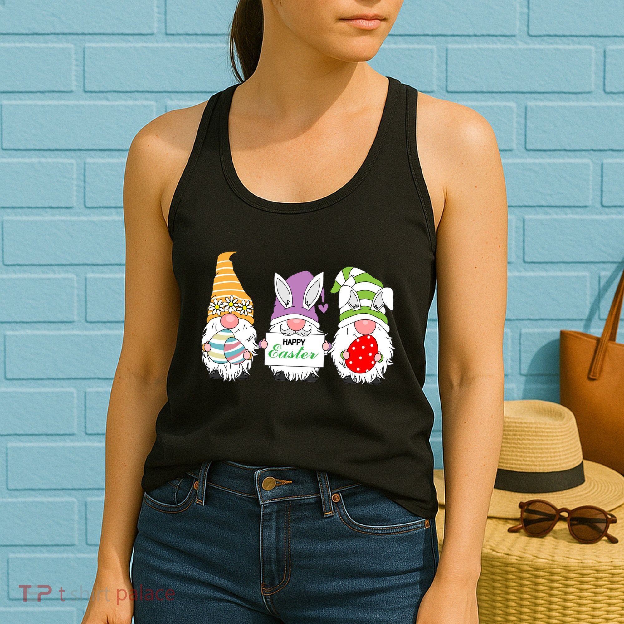 Happy Easter Gnome Women's Tank Top
