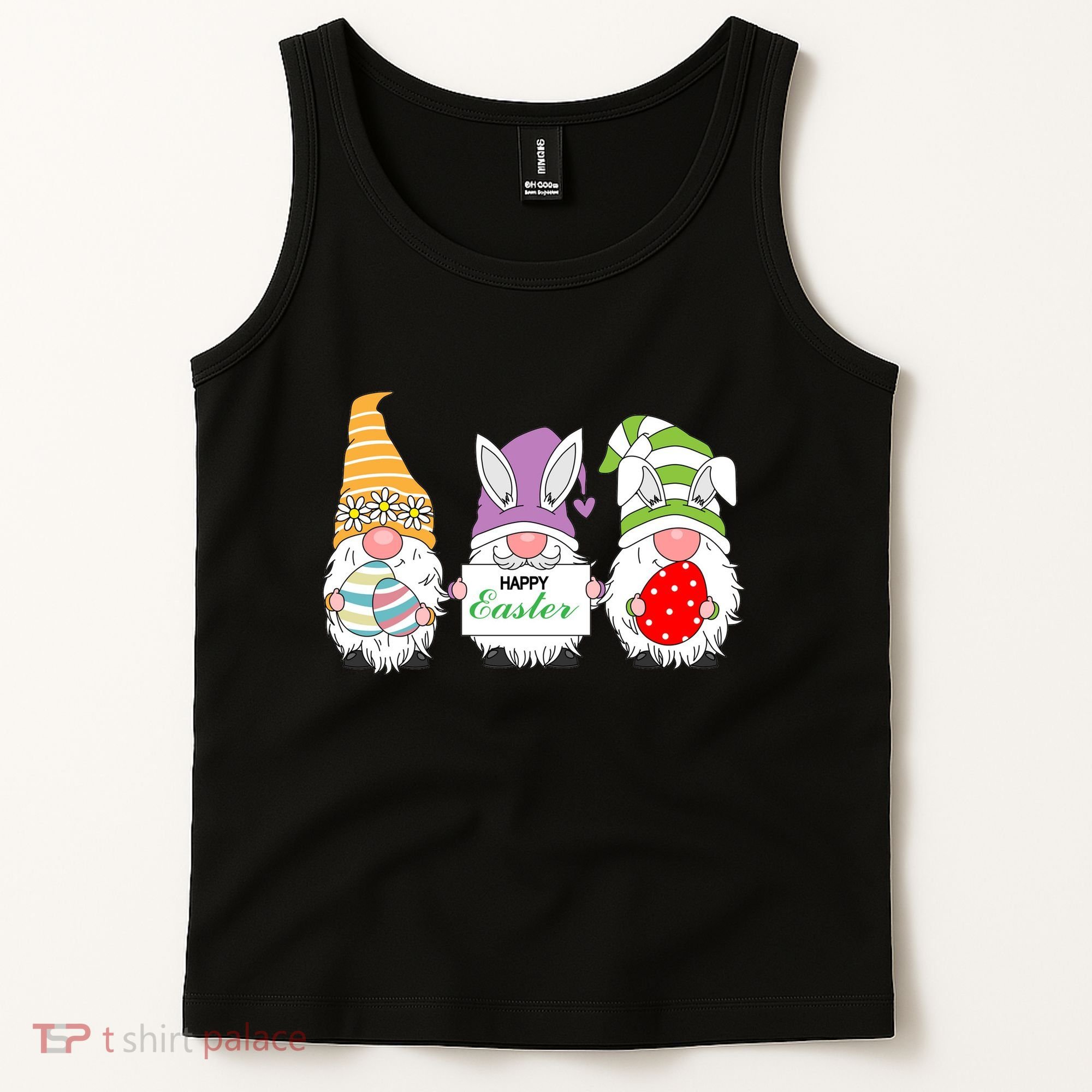 Happy Easter Gnome Tank Top