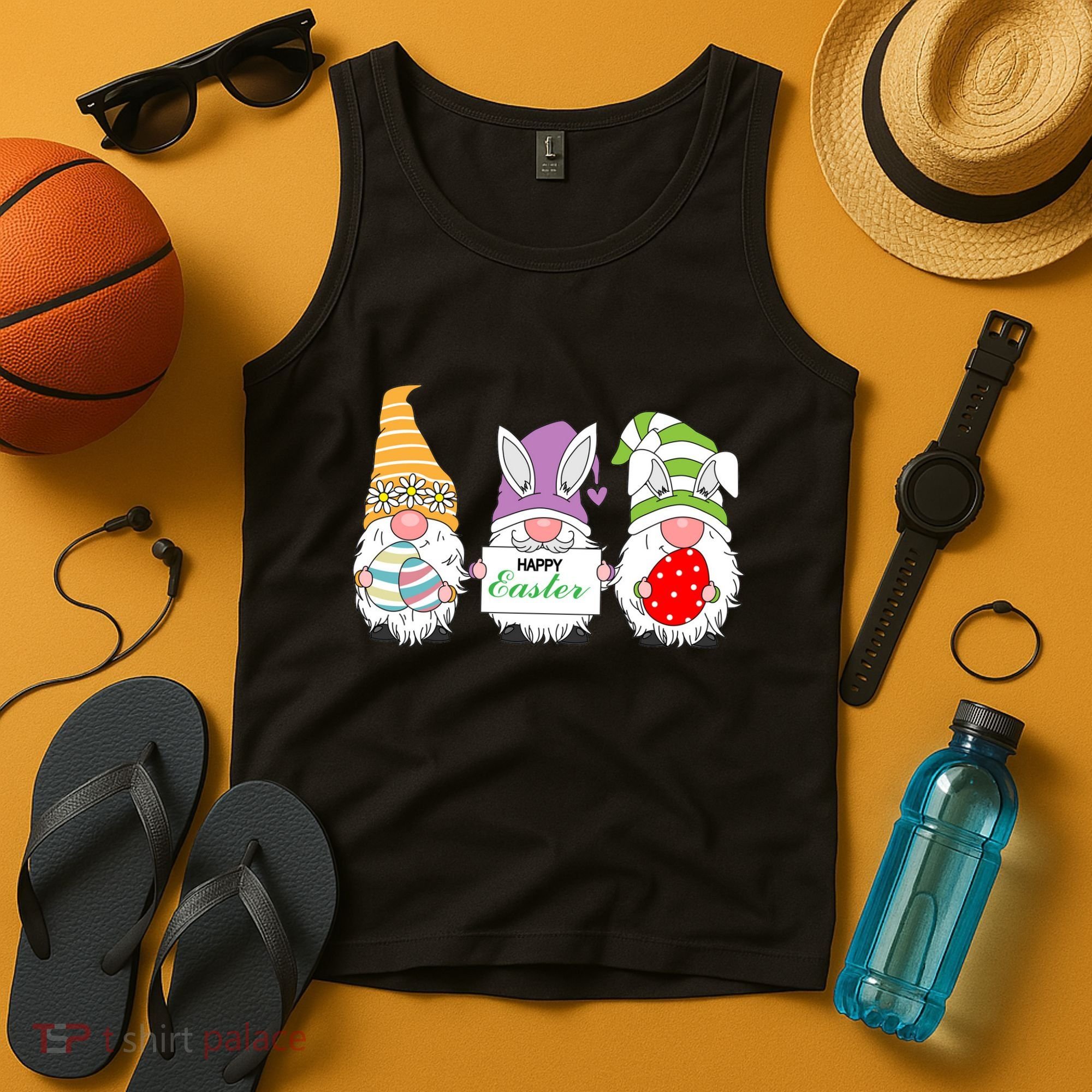 Happy Easter Gnome Tank Top