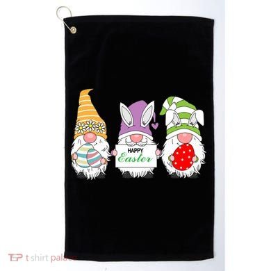 Happy Easter Gnome Golf Towel