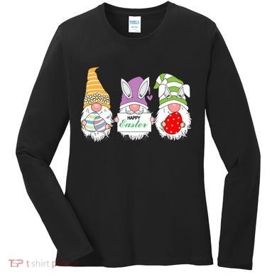 Happy Easter Gnome Women's Long Sleeve Shirt