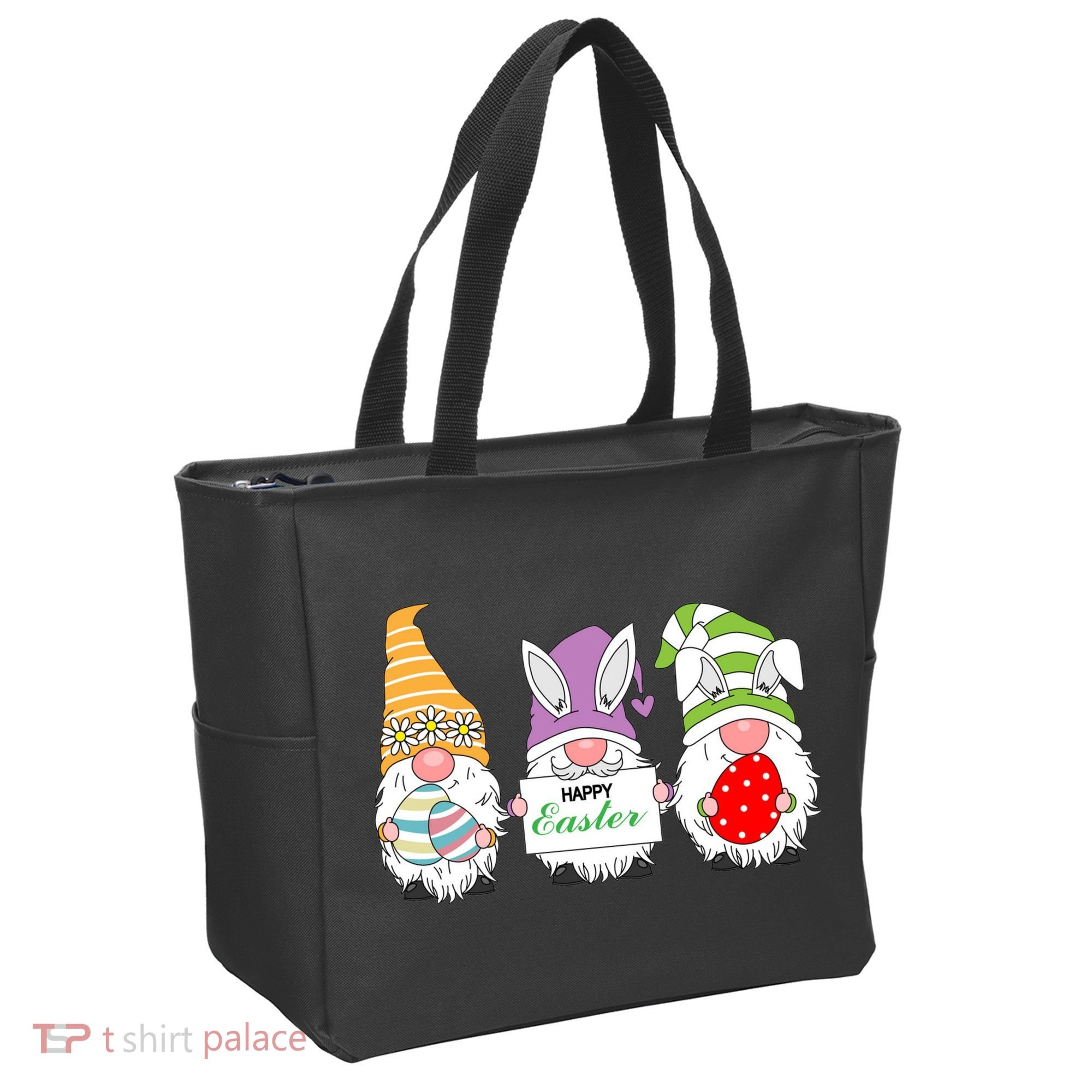 Happy Easter Gnome Tote Bag