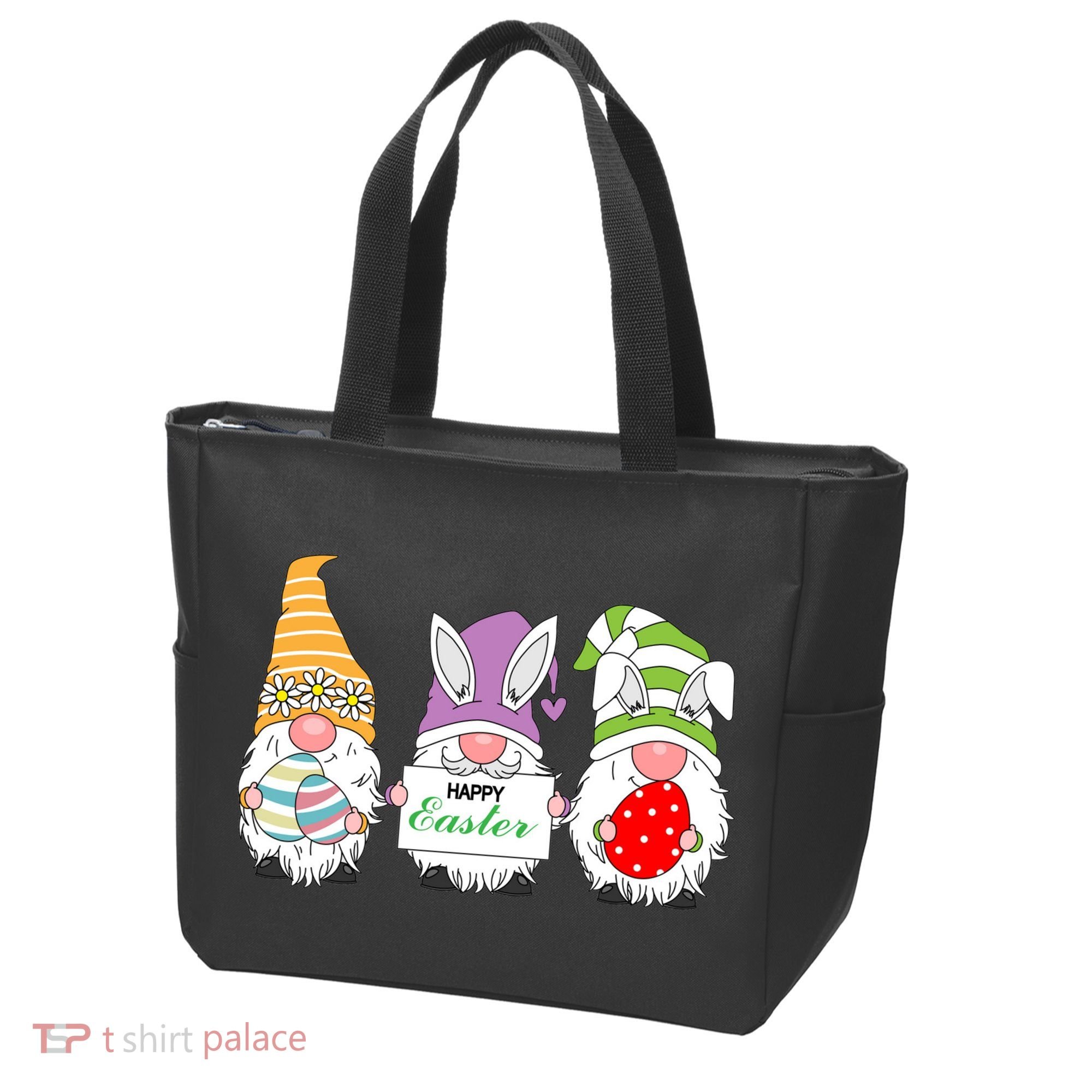 Happy Easter Gnome Tote Bag