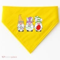 Happy Easter Gnome USA-Made Doggie Bandana thumb 0