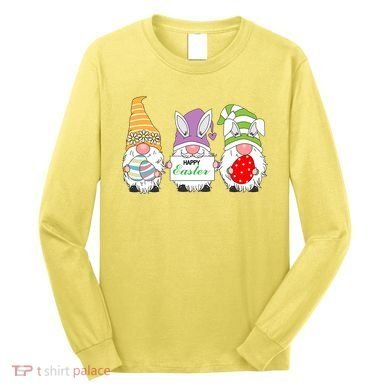 Happy Easter Gnome Long Sleeve Shirt