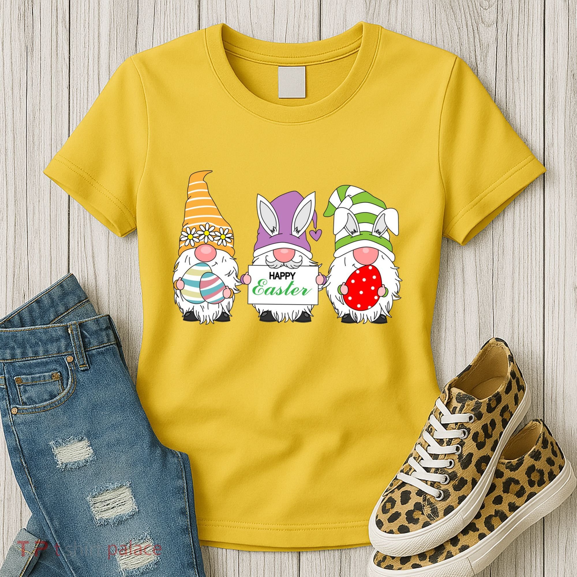 Happy Easter Gnome Women's T-Shirt