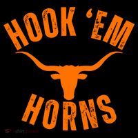 Hook Em Horns Texas Bull Head Sweatshirt thumb 3