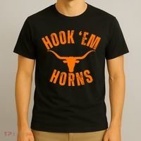 Hook Em Horns Texas Bull Head T-Shirt thumb 3