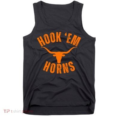 Hook Em Horns Texas Bull Head Tank Top