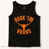 Hook Em Horns Texas Bull Head Tank Top thumb 2