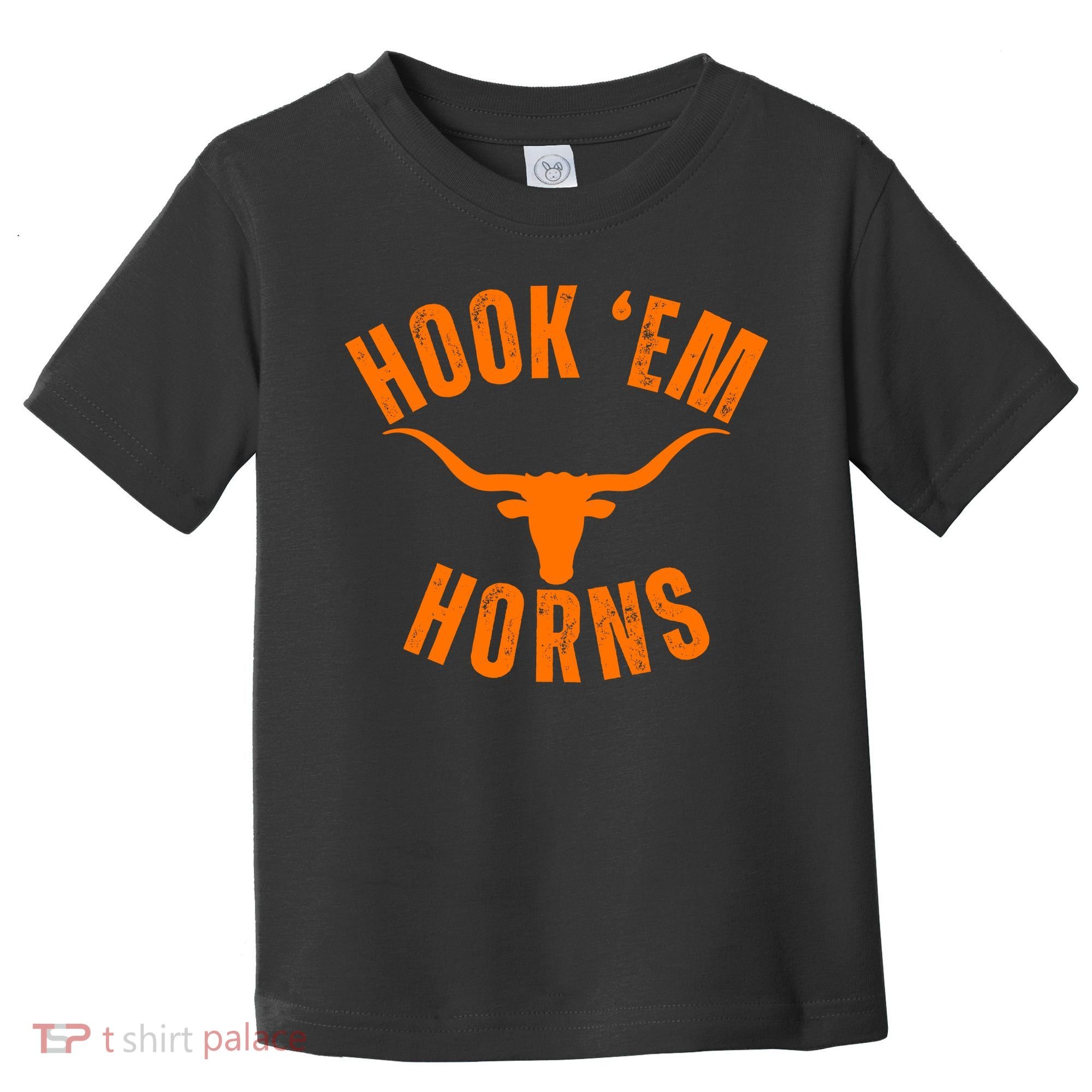 Hook Em Horns Texas Bull Head Toddler T-Shirt