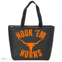 Hook Em Horns Texas Bull Head Tote Bag thumb 0
