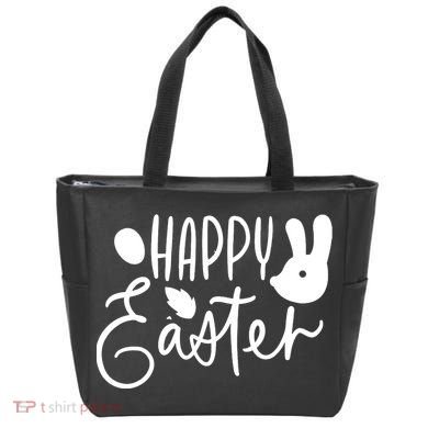 Happy Easter Holiday Bunny Tote Bag