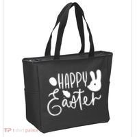 Happy Easter Holiday Bunny Tote Bag thumb 2