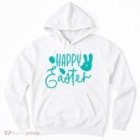 Happy Easter Holiday Bunny Hoodie thumb 0