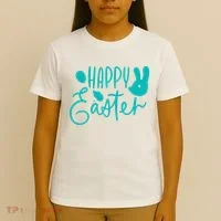 Happy Easter Holiday Bunny T-Shirt thumb 4