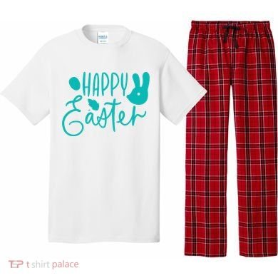 Happy Easter Holiday Bunny Pajama Set