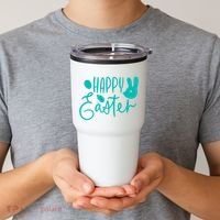 Happy Easter Holiday Bunny Tumbler thumb 2