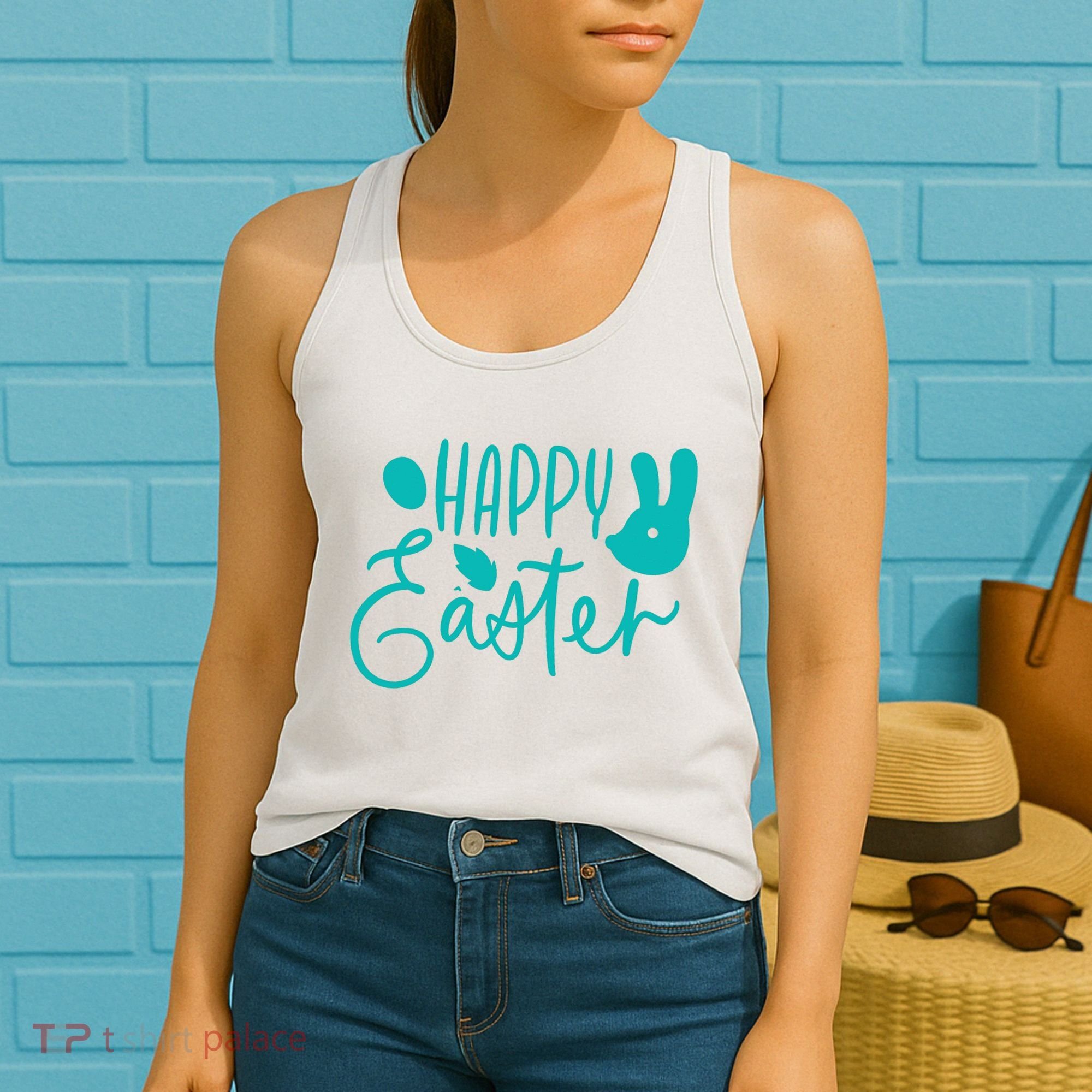 Happy Easter Holiday Bunny Women's Tank Top