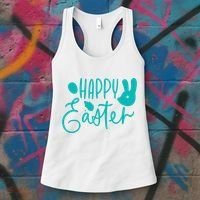 Happy Easter Holiday Bunny Women's Tank Top thumb 3
