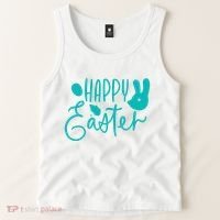 Happy Easter Holiday Bunny Tank Top thumb 2