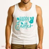 Happy Easter Holiday Bunny Tank Top thumb 3