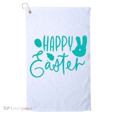 Happy Easter Holiday Bunny Golf Towel