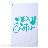 Happy Easter Holiday Bunny Golf Towel thumb 0