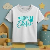Happy Easter Holiday Bunny Toddler T-Shirt thumb 3
