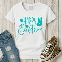 Happy Easter Holiday Bunny Women's T-Shirt thumb 3