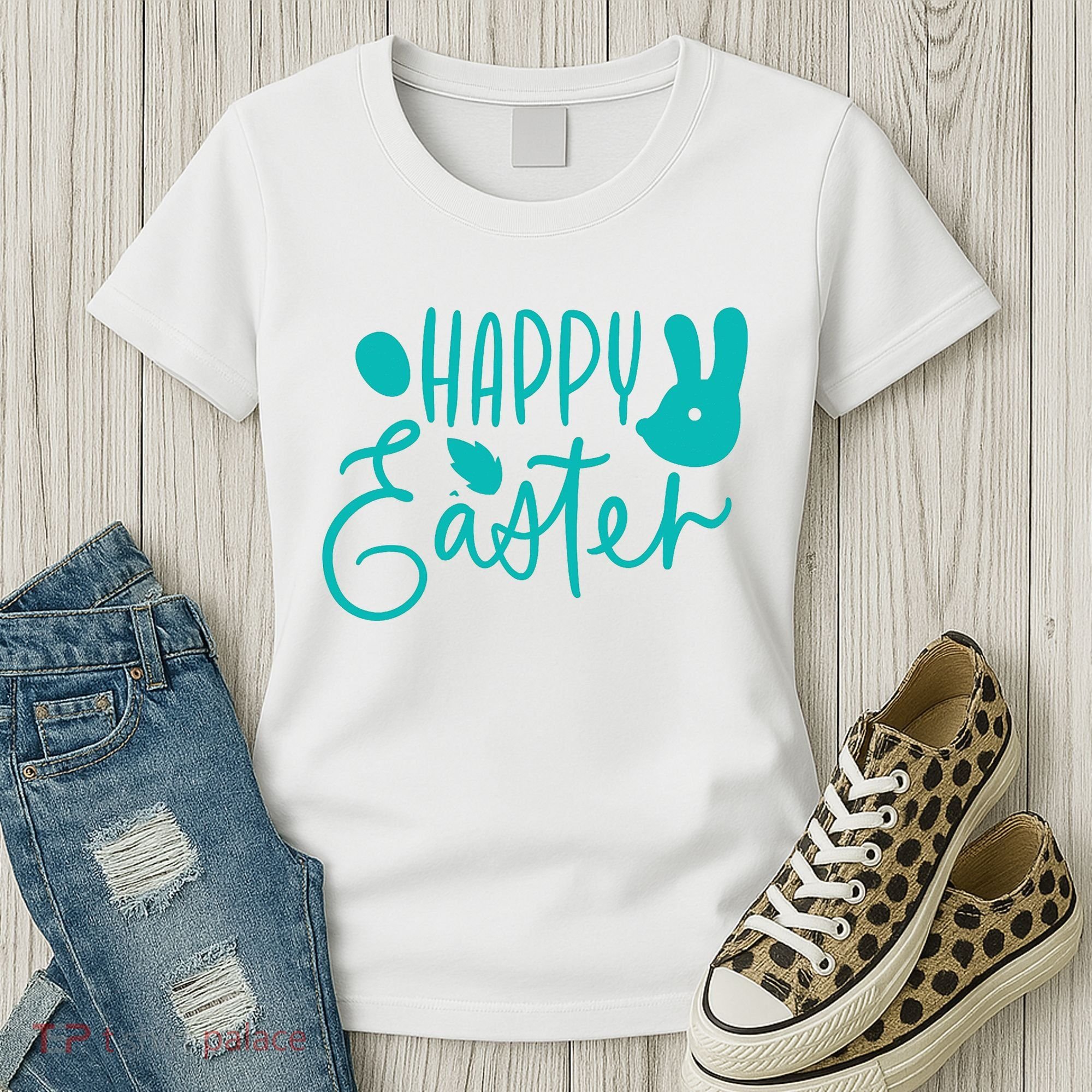 Happy Easter Holiday Bunny Women's T-Shirt