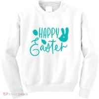Happy Easter Holiday Bunny Kids Sweatshirt thumb 0