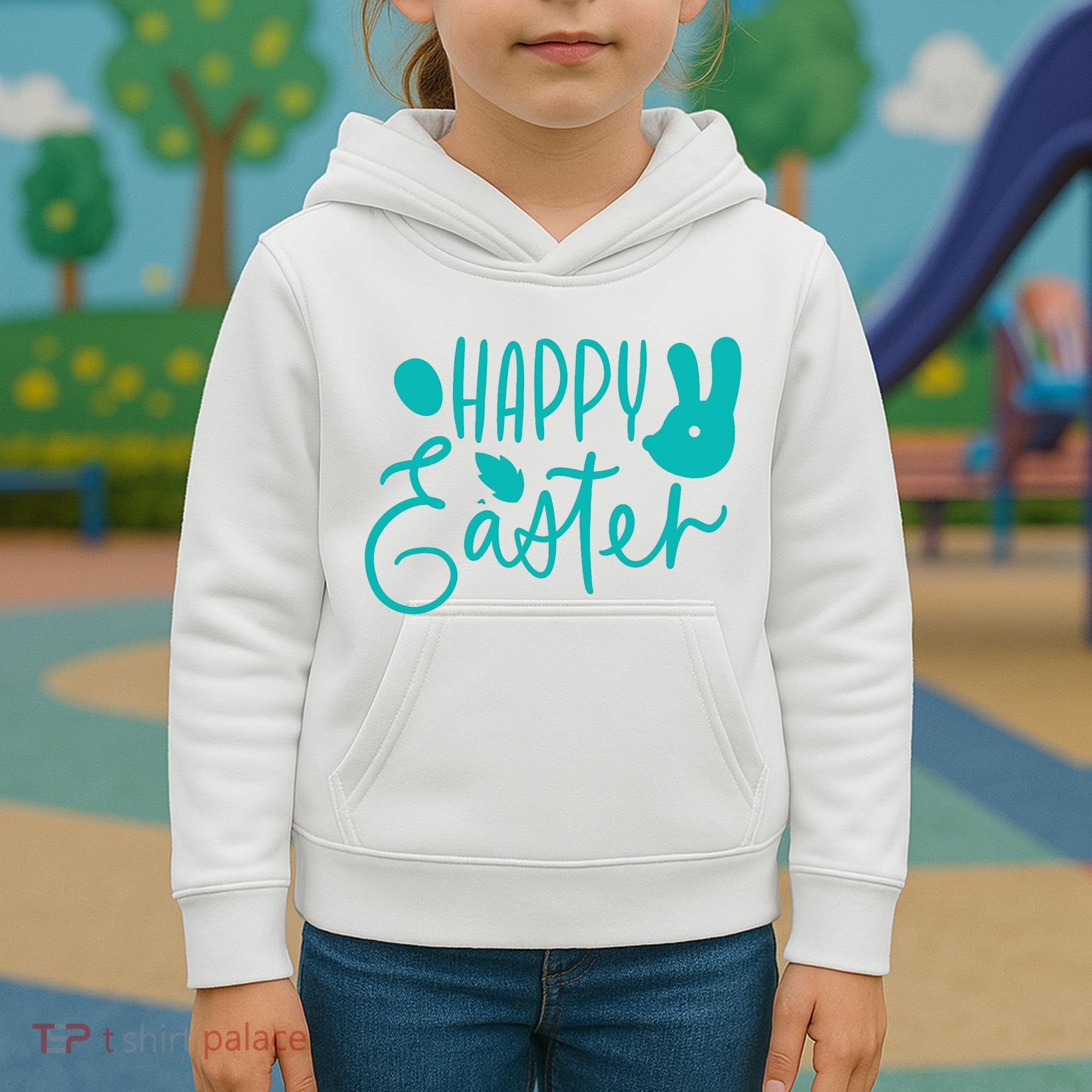 Happy Easter Holiday Bunny Kids Hoodie