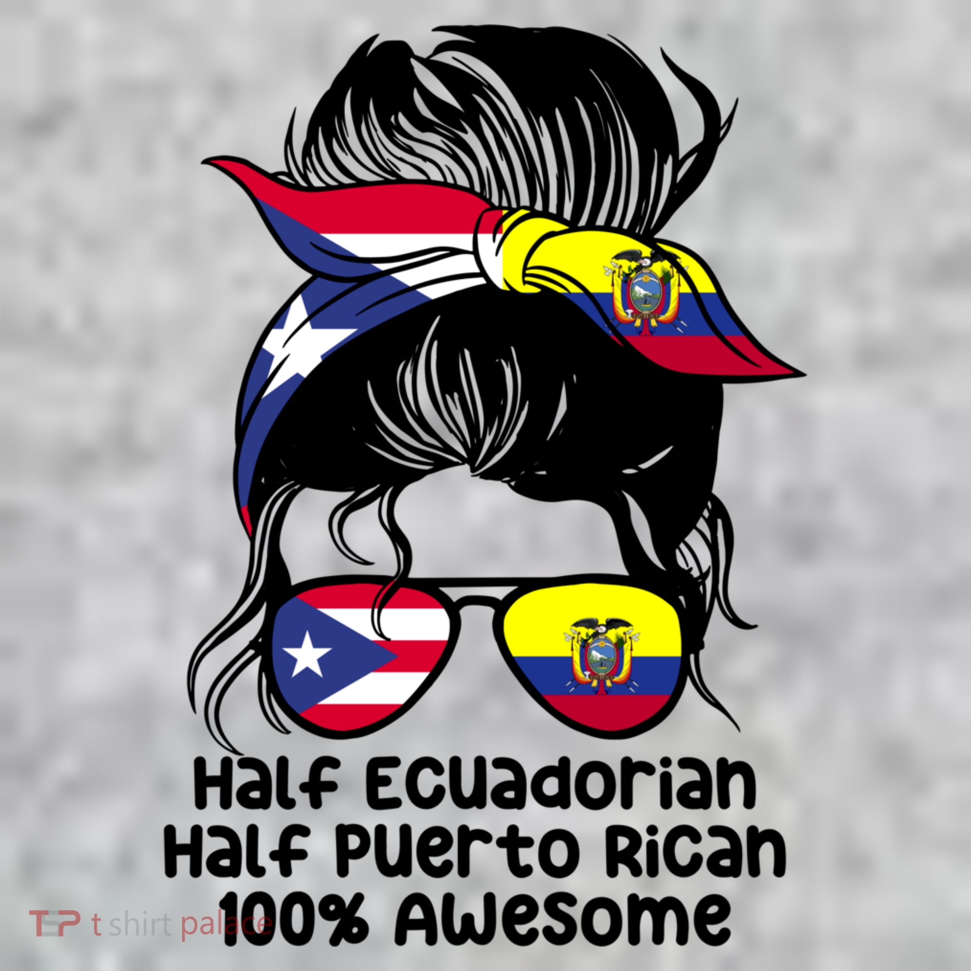 Half Ecuadorian Half Puerto Rican Ecuador Boricua Mix Sweatshirt