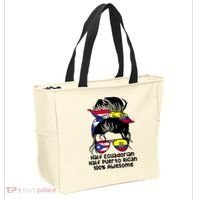 Half Ecuadorian Half Puerto Rican Ecuador Boricua Mix Tote Bag thumb 2