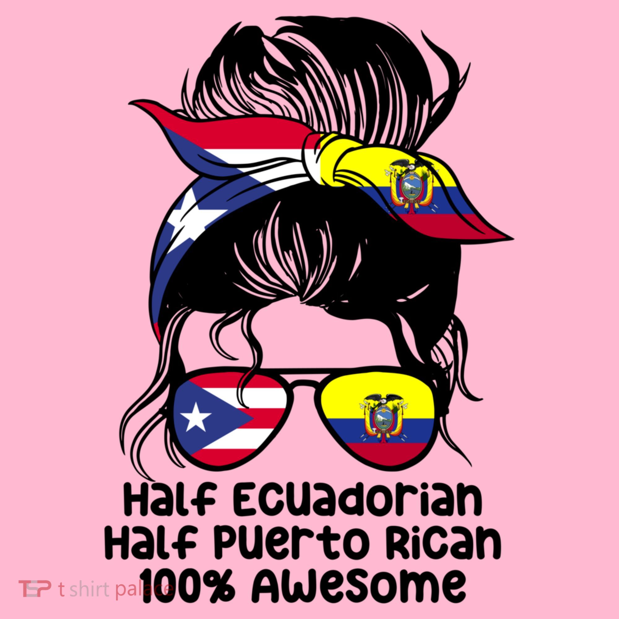 Half Ecuadorian Half Puerto Rican Ecuador Boricua Mix Coaster