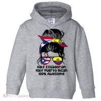 Half Ecuadorian Half Puerto Rican Ecuador Boricua Mix Toddler Hoodie thumb 0