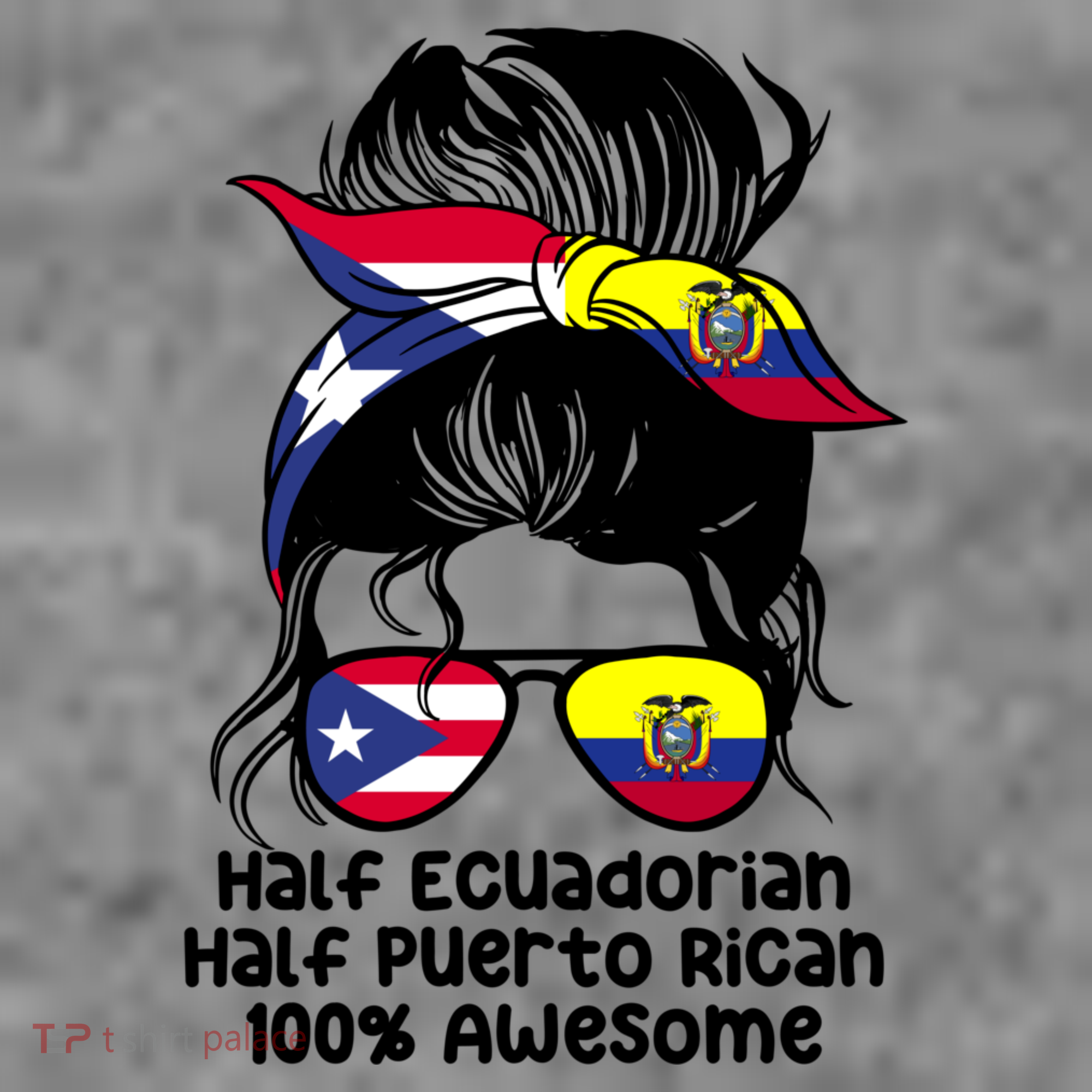 Half Ecuadorian Half Puerto Rican Ecuador Boricua Mix Toddler Hoodie