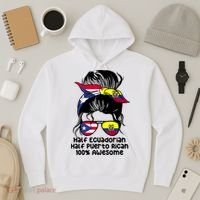 Half Ecuadorian Half Puerto Rican Ecuador Boricua Mix Hoodie thumb 3