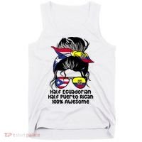 Half Ecuadorian Half Puerto Rican Ecuador Boricua Mix Tank Top thumb 0