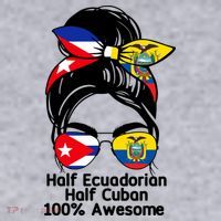 Half Ecuadorian Half Cuban 100 Percent Awesome Women's Sweatshirt thumb 2