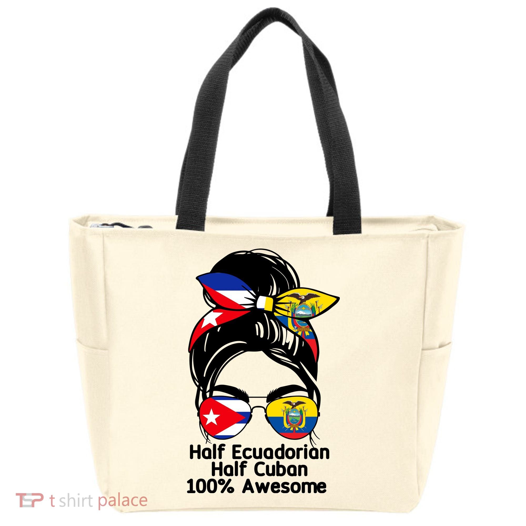 Half Ecuadorian Half Cuban 100 Percent Awesome Tote Bag